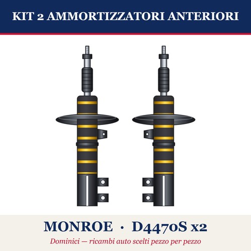 Kit ammortizzatori anteriori - kit, 2